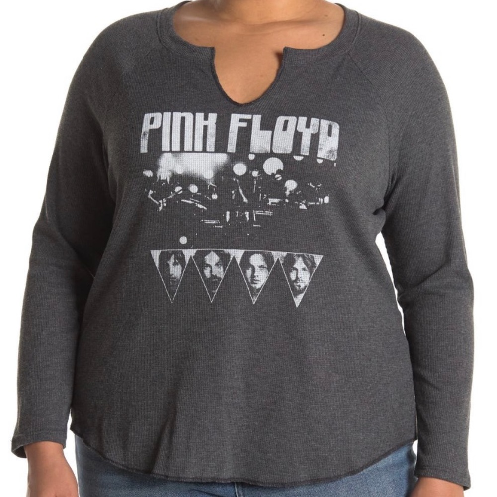 Pink Floyd Notch Neck Shirt - Knit Riot